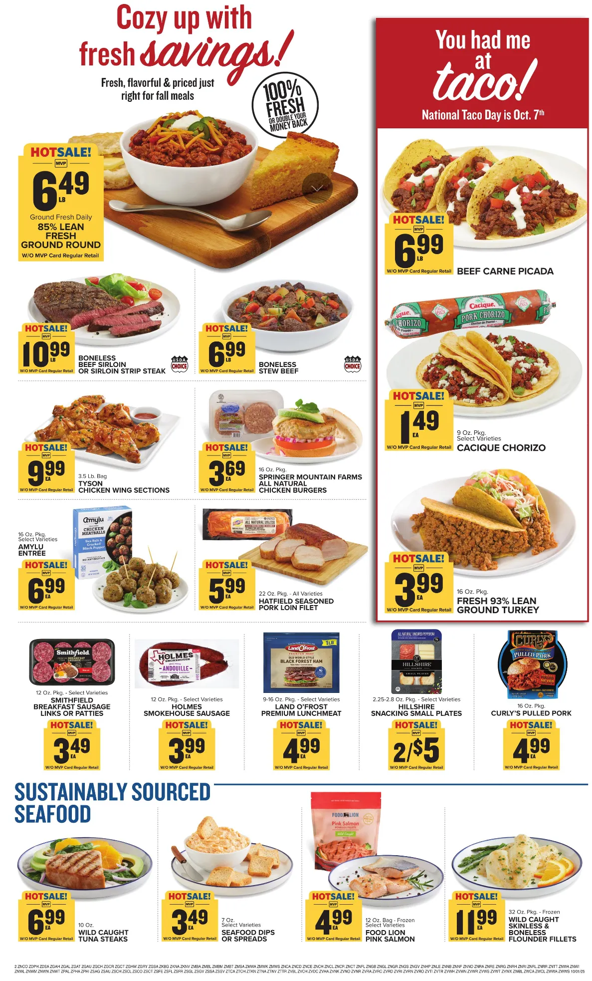 Weekly promotion Food Lion Sales spanning from October 1 to October 7 2025 - Page 3 for Catalogue 365