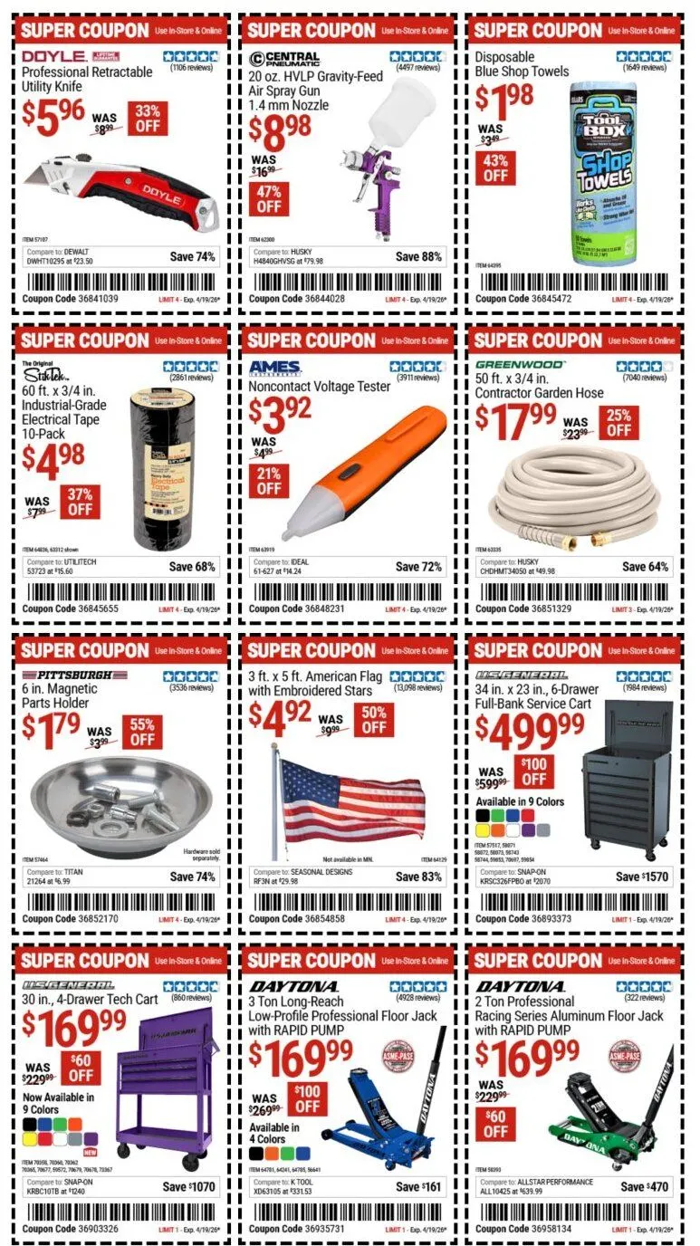 Weekly ad Harbor Freight weekly ads from April 13 to April 19 2026 - Page 3