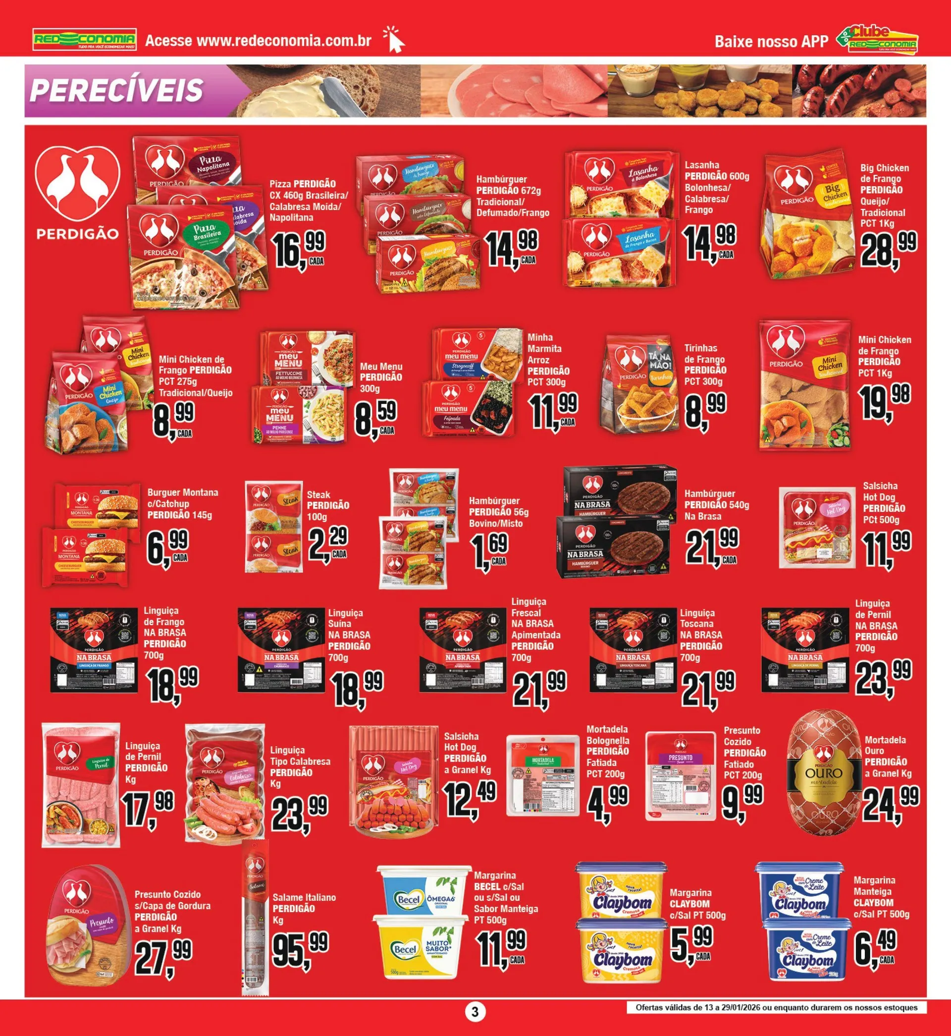 Encarte de Folhetos Redeconomia 12 de janeiro até 13 de janeiro 2026 - Pagina 3
