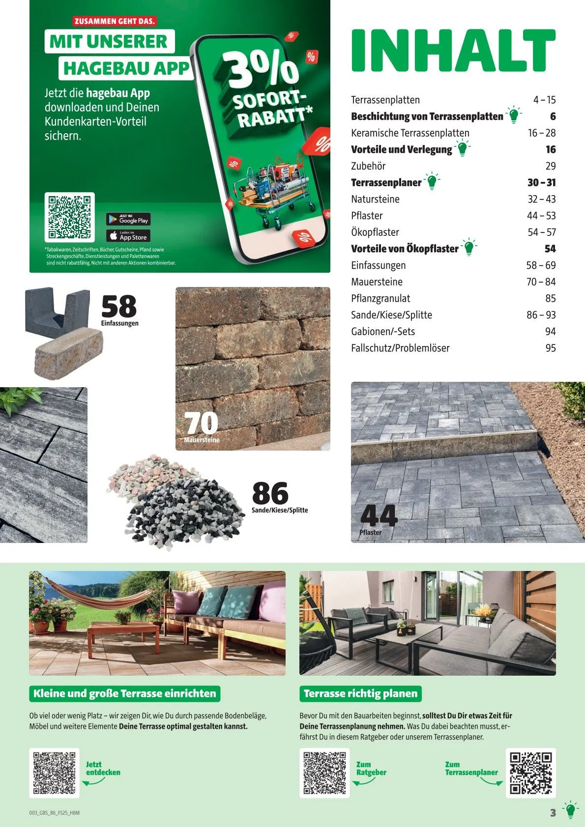 Hagebau Prospekt von 21. Mai bis 31. Dezember 2025 - Prospekt seite 3