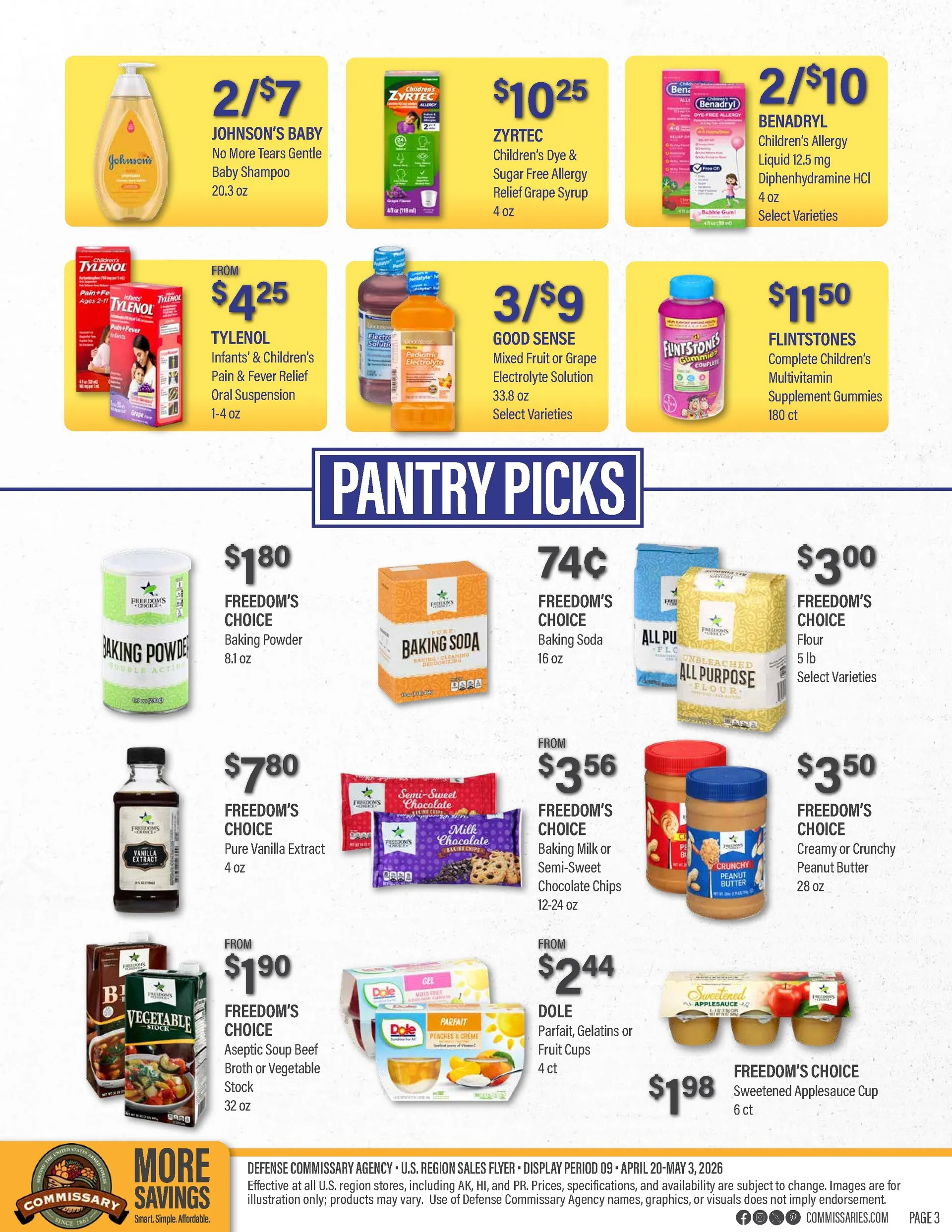 Weekly ad  Commissary Sales from April 20 to May 3 2026 - Page 3