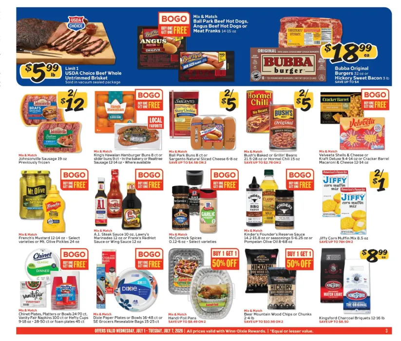 Weekly ad Winn Dixie Sales from July 1 to July 7 2026 - Page 3