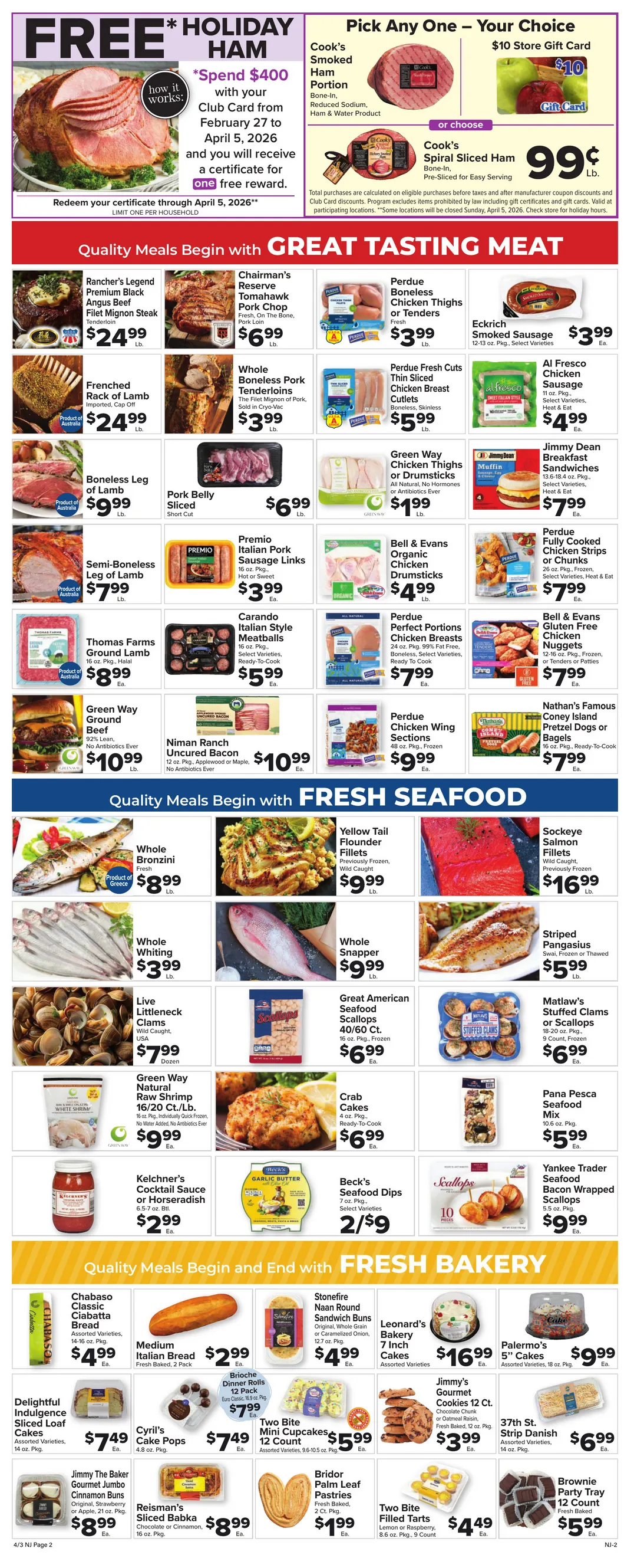 Weekly promotion Foodtown Sales spanning from April 3 to April 9 2026 - Page 3 for Catalogue 365
