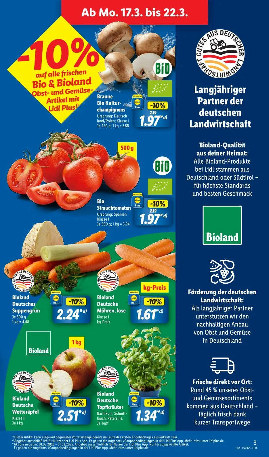 Lidl Prospekt von 17. März bis 22. März 2025 - Prospekt seite 3