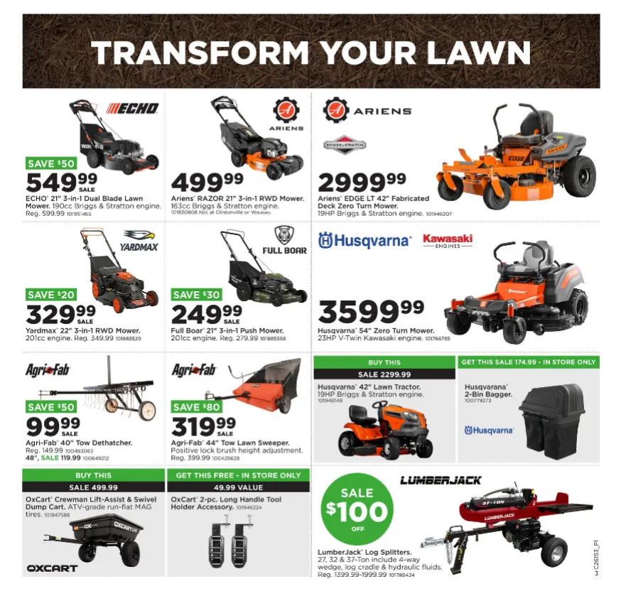 Weekly promotion Fleet Farm Sales spanning from April 6 to April 19 2026 - Page 3 for Catalogue 365