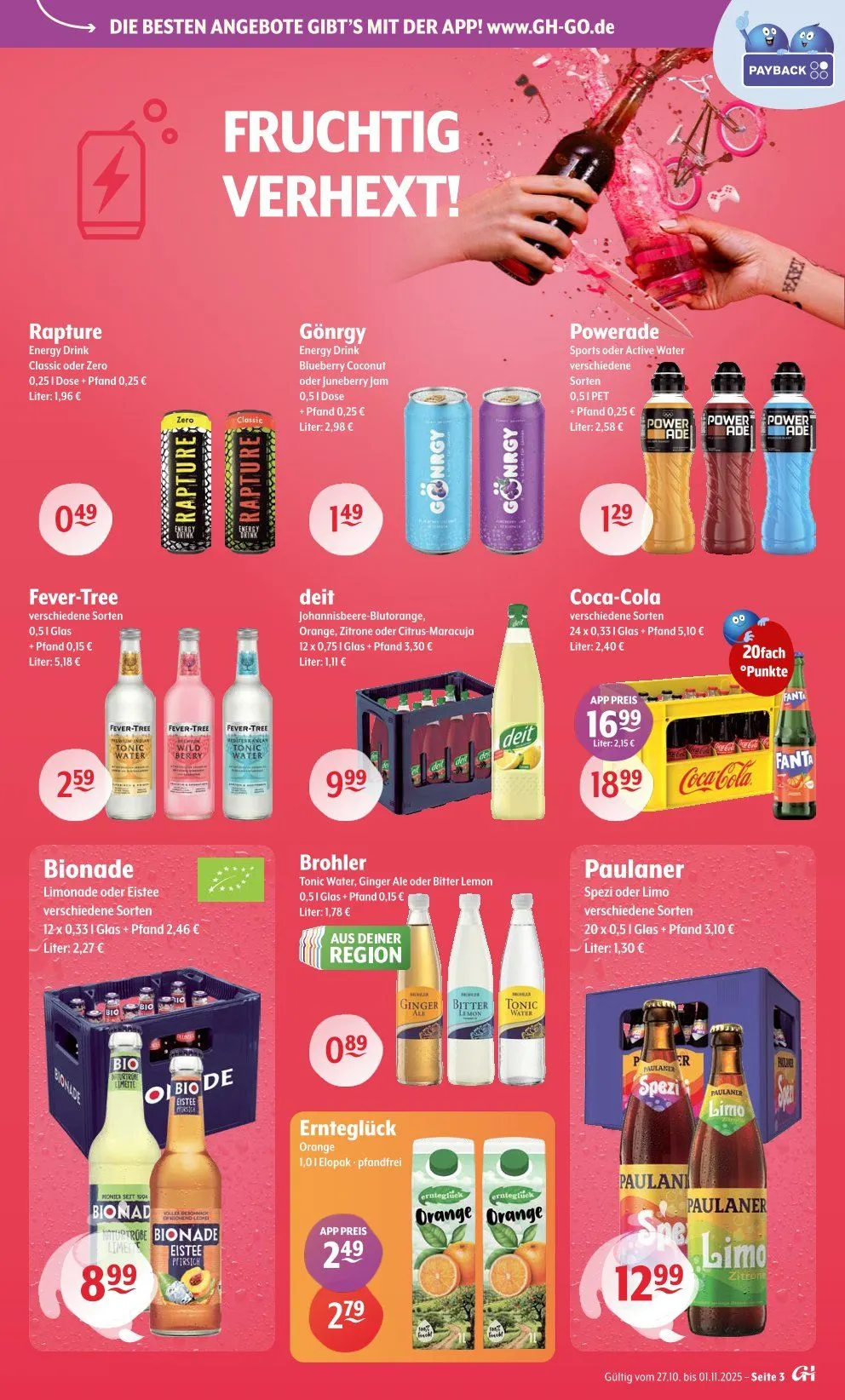 Trink und Spare Prospekte von 27. Oktober bis 1. November 2025 - Prospekt seite 3