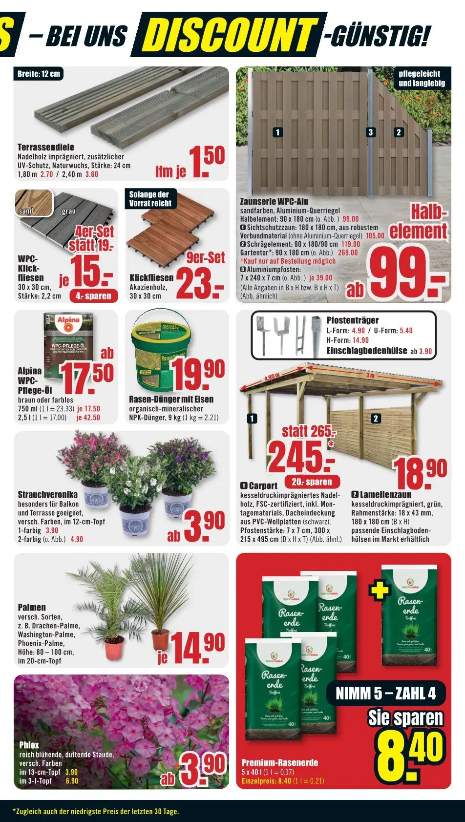 B1 Discount Baumarkt Prospekte von 19. Juli bis 25. Juli 2025 - Prospekt seite 3