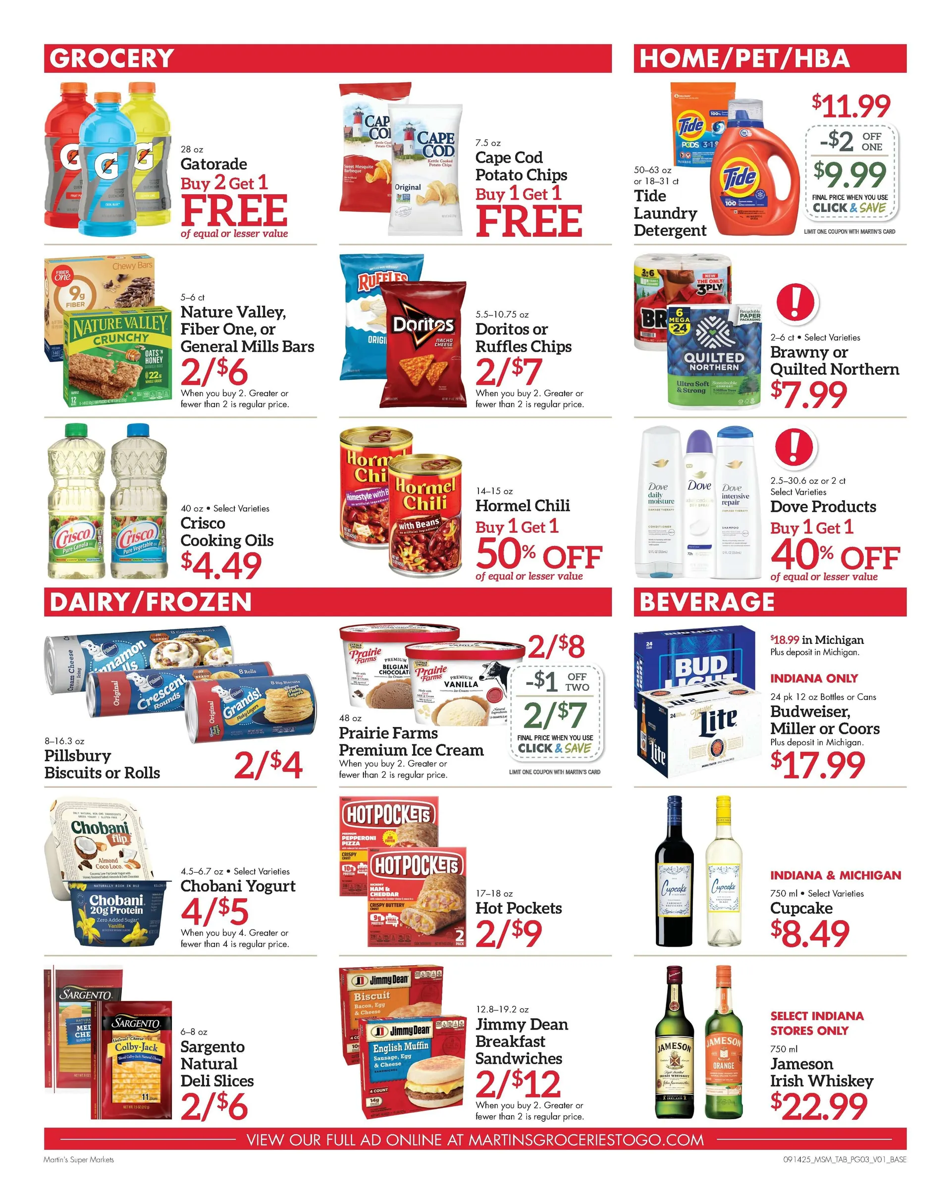 Weekly promotion Martin’s Sales spanning from September 14 to September 20 2025 - Page 3 for Catalogue 365