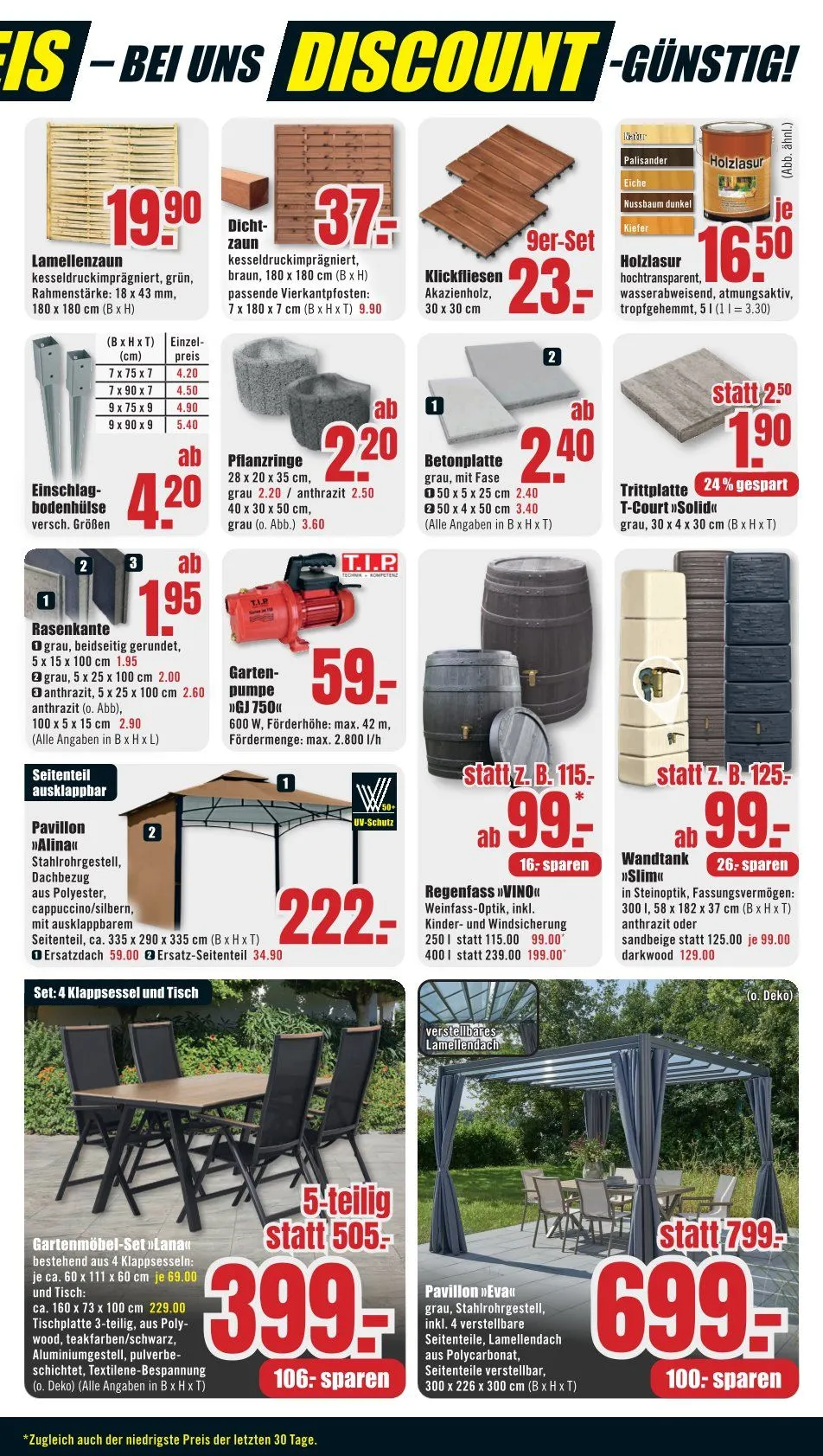 B1 Discount Baumarkt Prospekte von 21. März bis 27. März 2026 - Prospekt seite 3