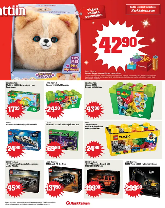 Kärkkäinen  Angebote voimassa alkaen 3. joulukuuta - 16. joulukuuta 2025 - Tarjouslehti sivu 3