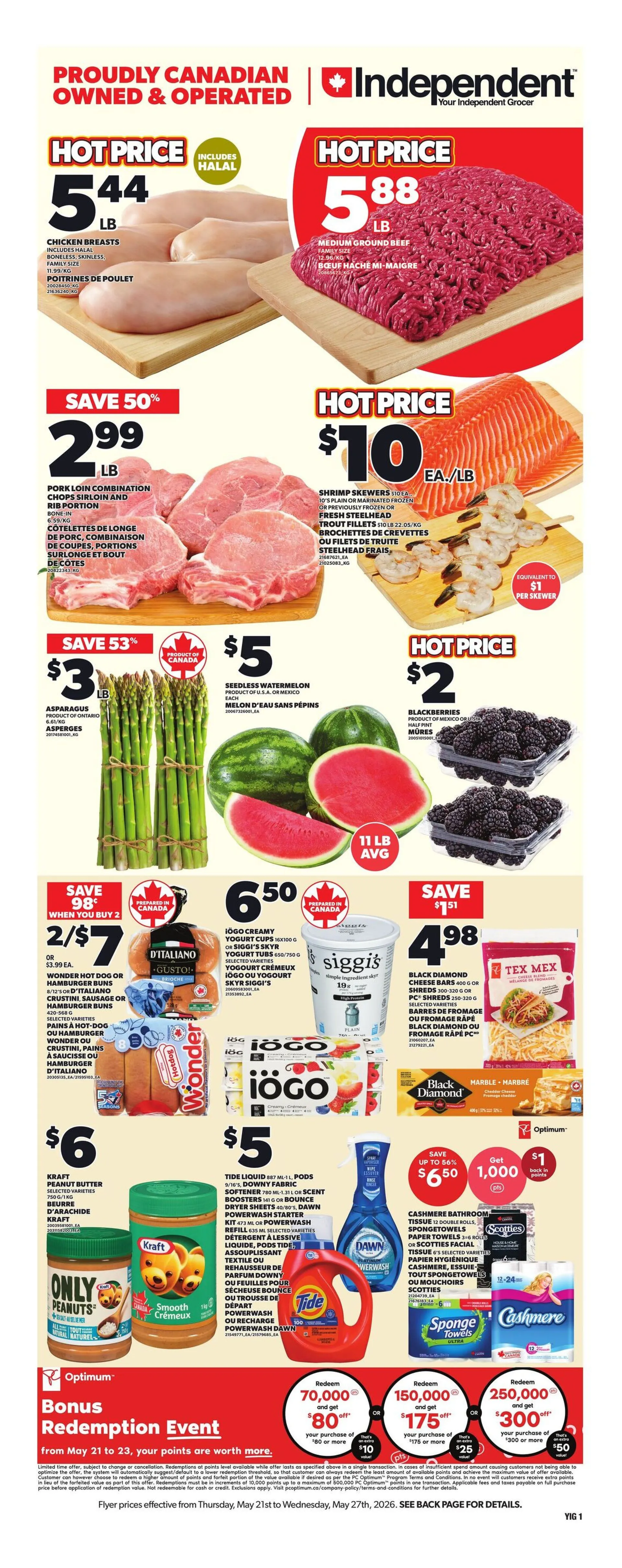 Independent Sales from May 21 to May 27 2026 - flyer page 1