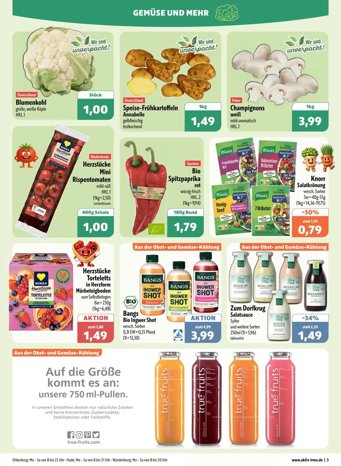 Aktiv Irma Angebote von 22. Juni bis 27. Juni 2026 - Prospekt seite 3