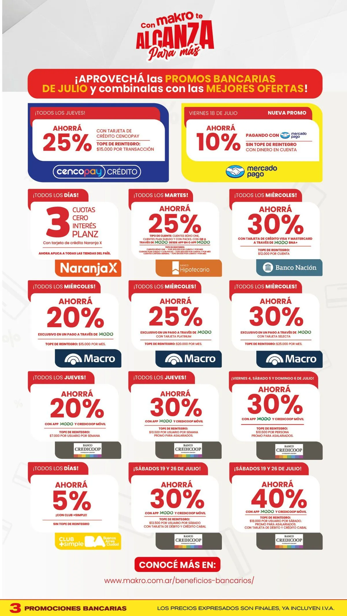 Ofertas de Ofertas Makro 17 de julio al 23 de julio 2025 - Página 3 del catálogo