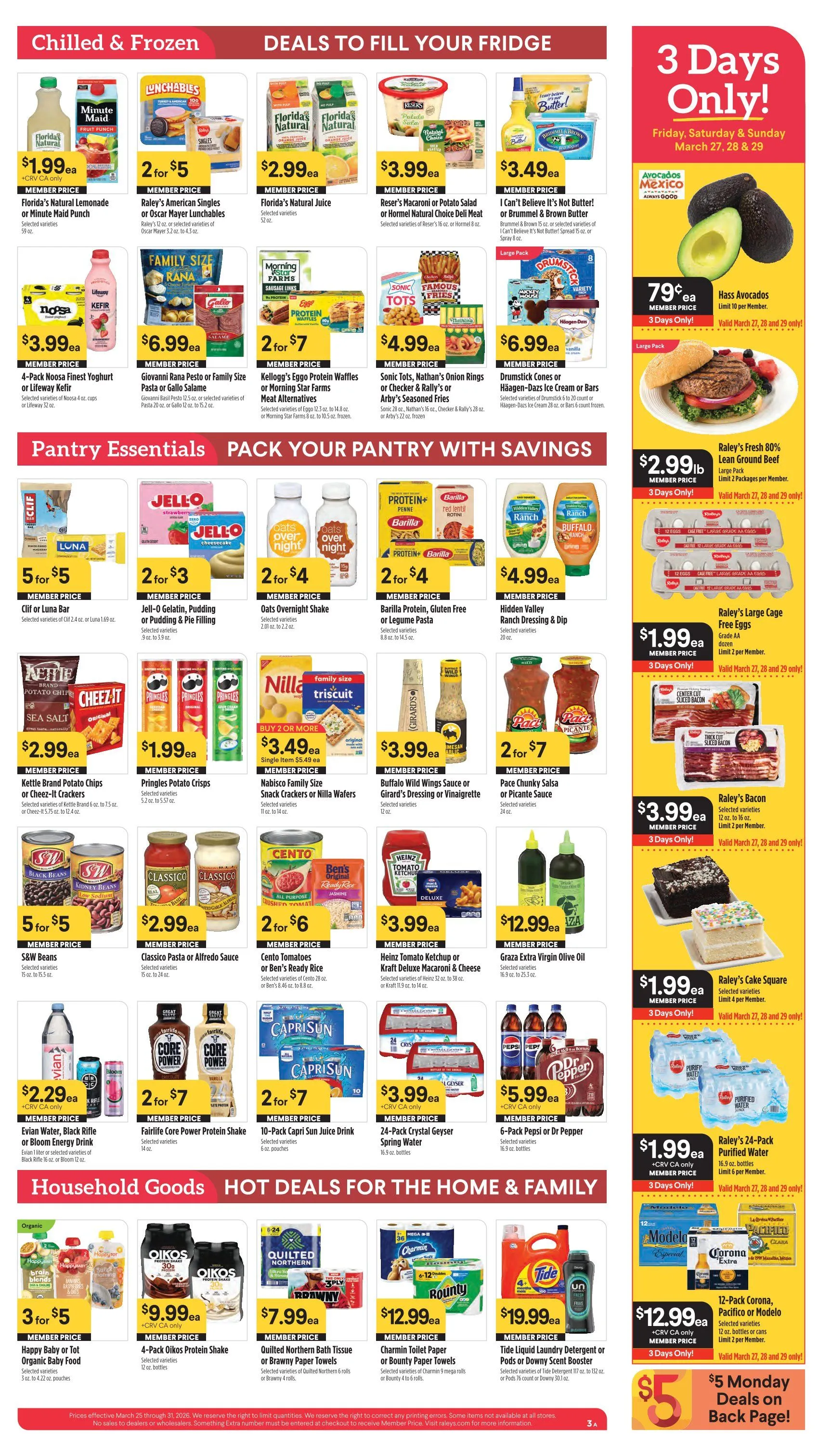 Weekly ad  Raley's Sales from March 25 to April 1 2026 - Page 3