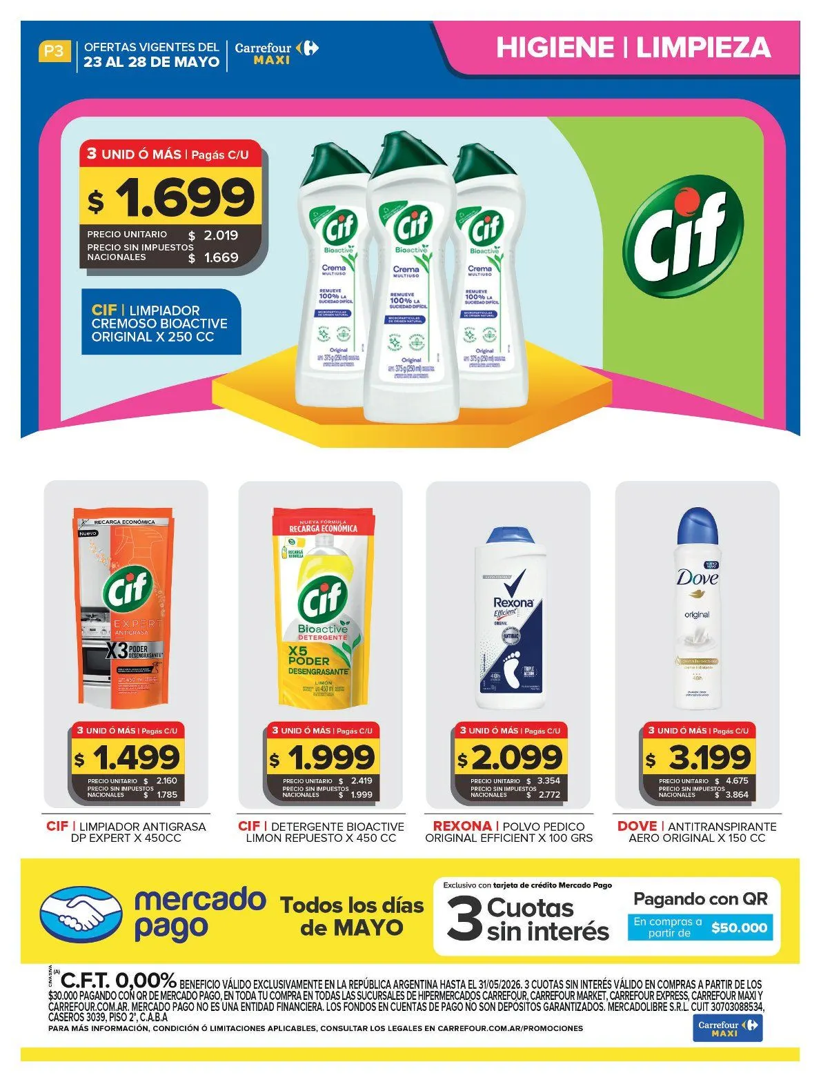 Ofertas de Ofertas Carrefour Maxi  22 de mayo al 28 de mayo 2026 - Página 3 del catálogo