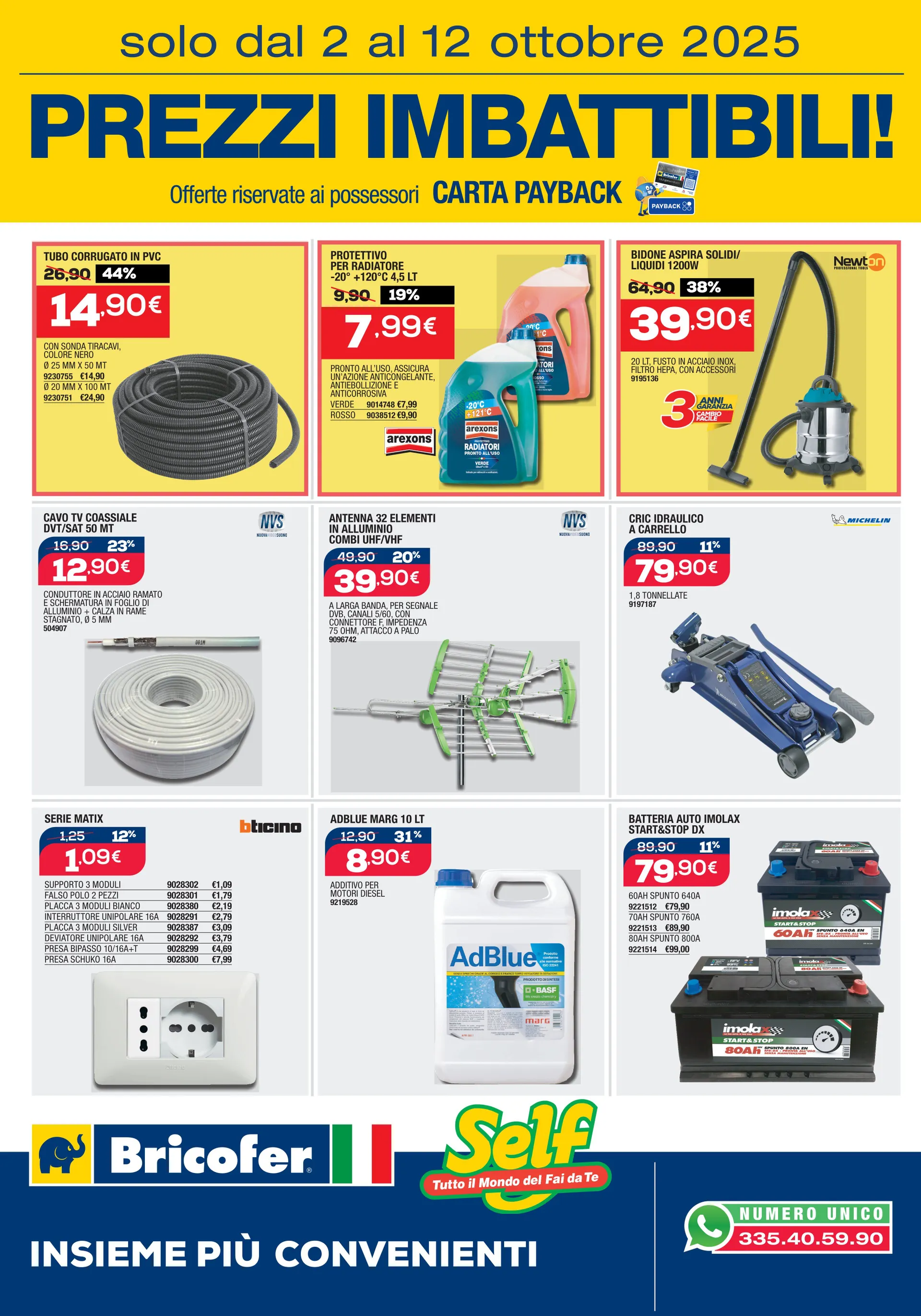 Volantini Bricofer da 2 settembre a 12 ottobre di 2025 - Pagina del volantino 3