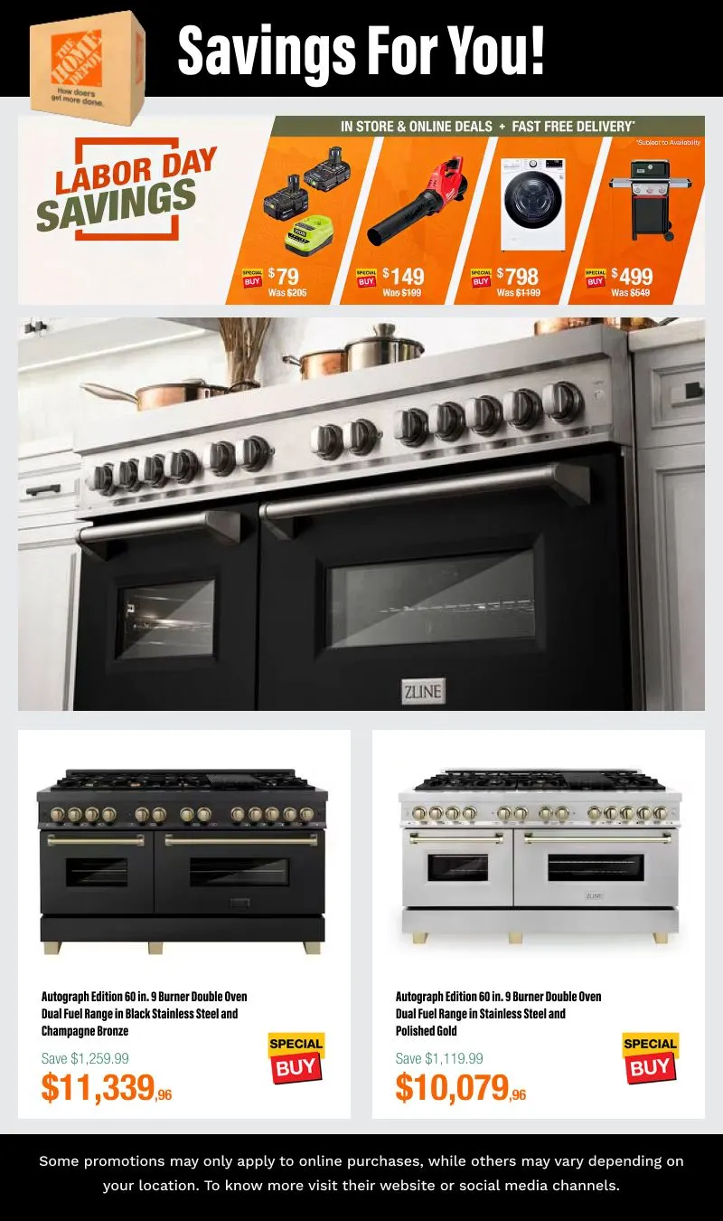 Weekly ad The Home Depot Labor Day from August 25 to September 10 2025 - Page 2