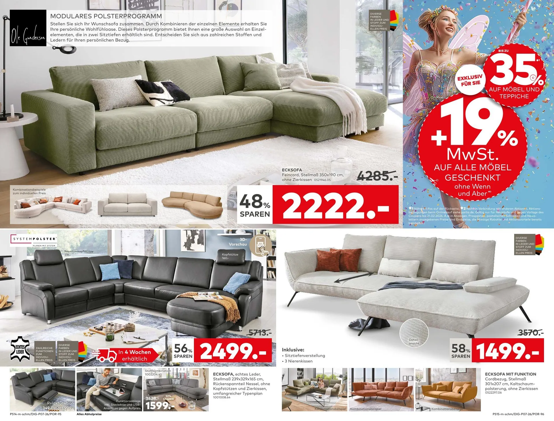  Porta Möbel Angebote von 9. Februar bis 21. Februar 2026 - Prospekt seite 3