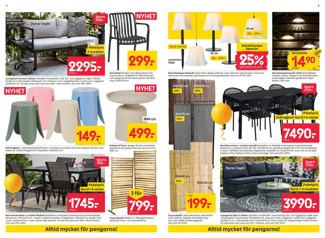  Rusta Erbjudanden från 20 april till 25 april 2026 - Reklamblad sidor 3