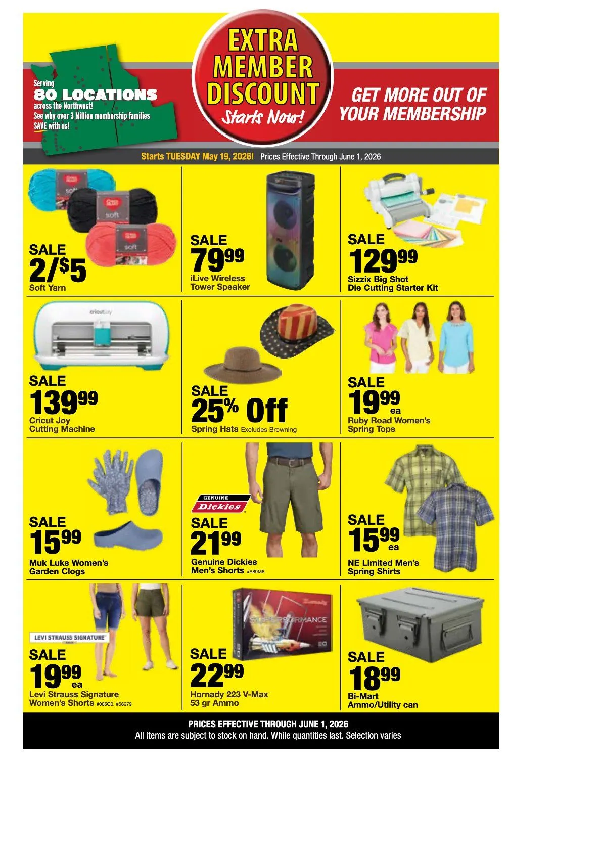 Weekly promotion Bi-Mart Sales spanning from May 19 to June 1 2026 - Page 3 for Catalogue 365
