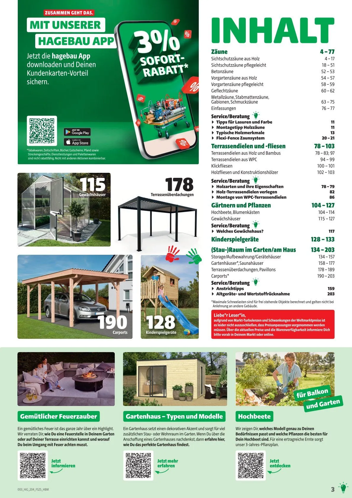 Hagebau Prospekt von 21. Mai bis 31. Dezember 2025 - Prospekt seite 3