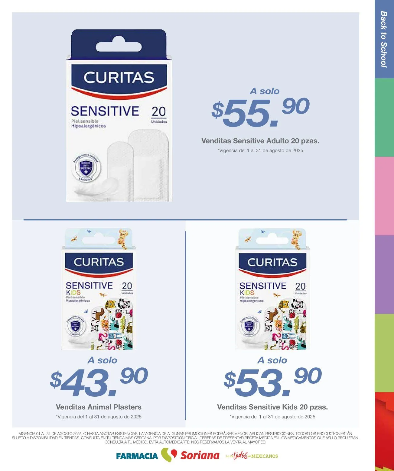 Catálogo de Soriana Ofertas Farmacia del Mes 1 de agosto al 31 de agosto 2025 - Pagina 3