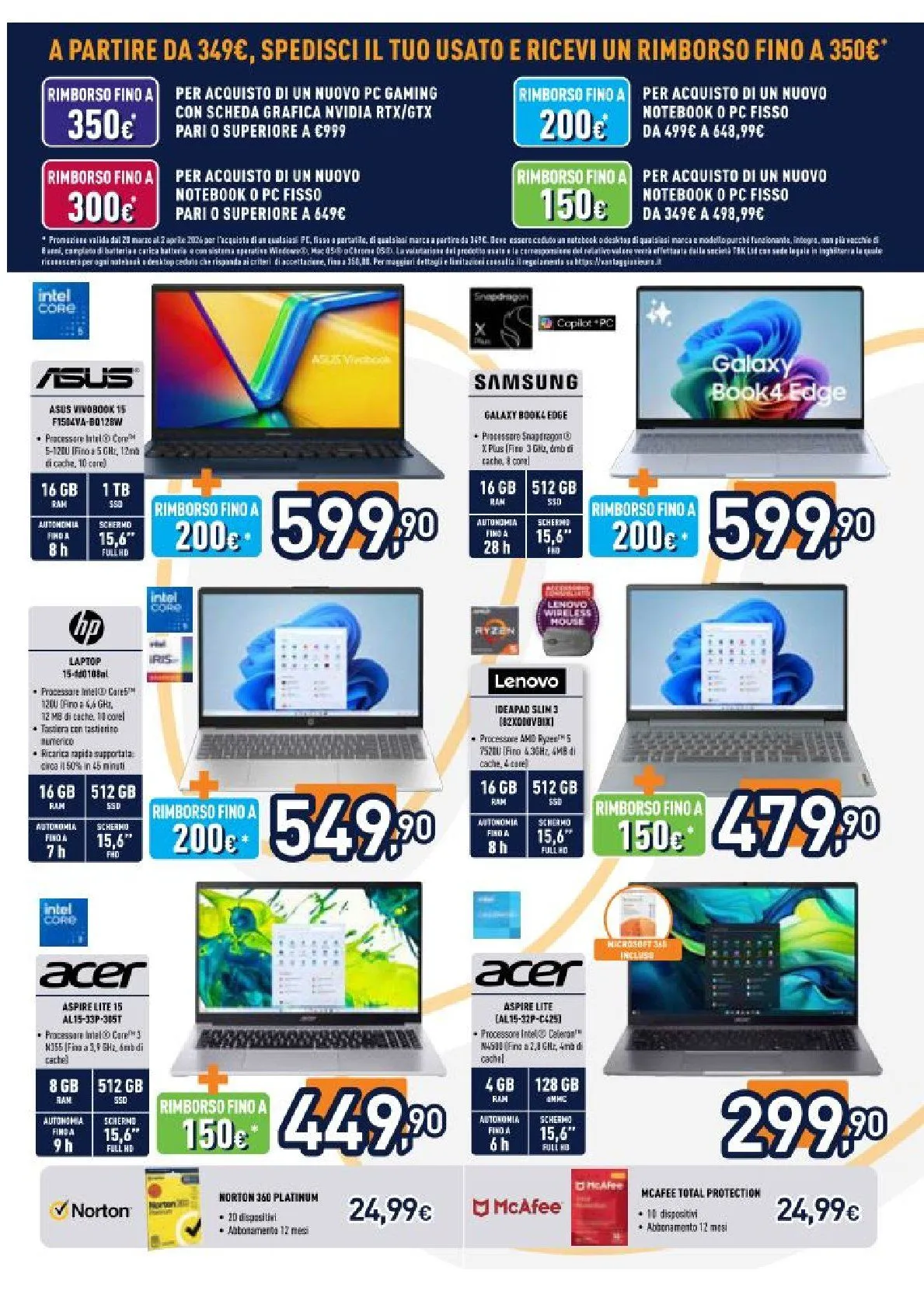 Volantini Unieuro da 20 marzo a 2 aprile di 2026 - Pagina del volantino 3