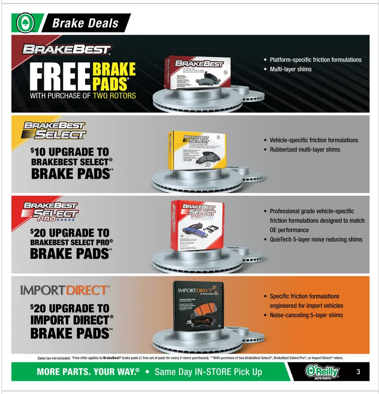 Weekly ad O'Reilly Auto Parts Sales from January 28 to February 24 2026 - Page 3