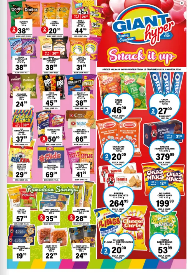 Giant Hyper Sales from 19 February to 8 March 2026 - Catalogue Page 3