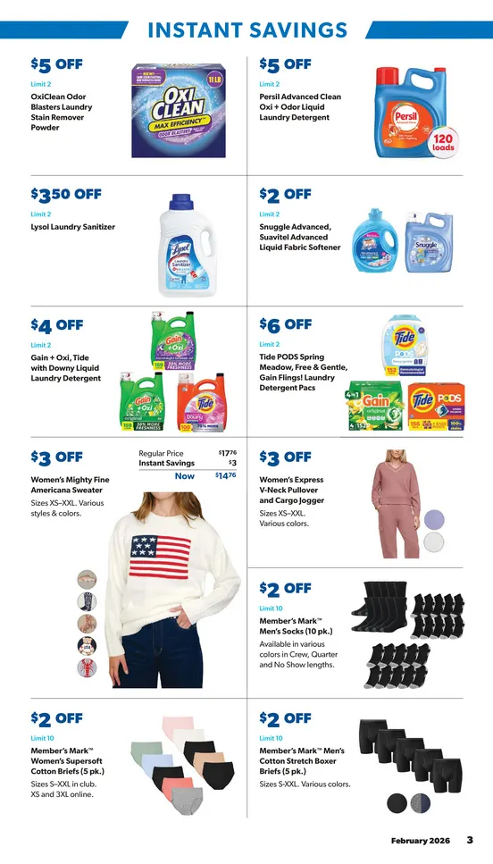 Weekly ad Sam's Club  Sales from January 28 to February 22 2026 - Page 3