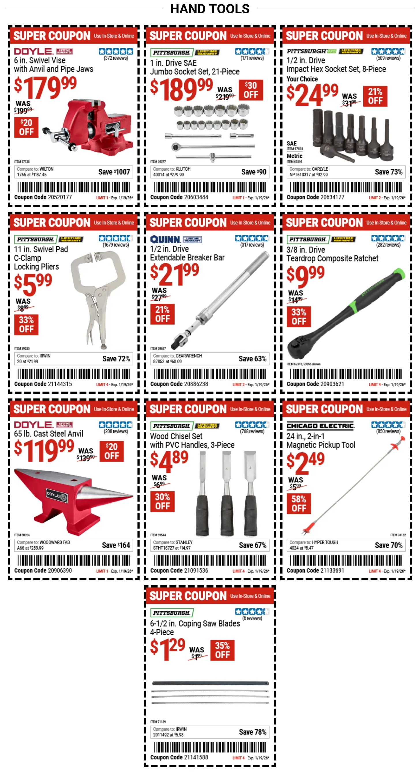 Weekly ad Harbor Freight Sales from December 29 to January 19 2026 - Page 3