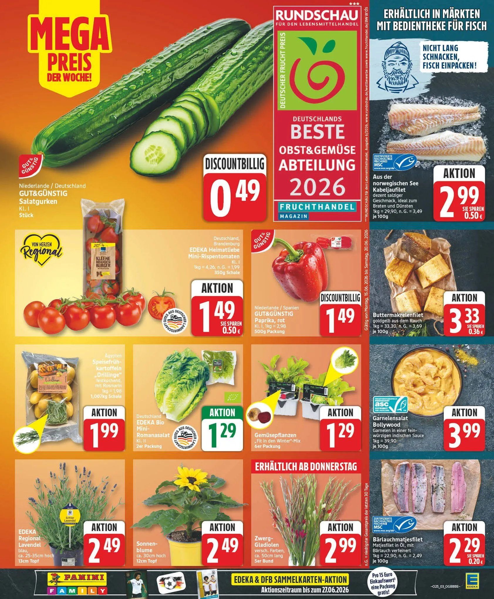 Edeka Prospekte  von 15. Juni bis 20. Juni 2026 - Prospekt seite 3