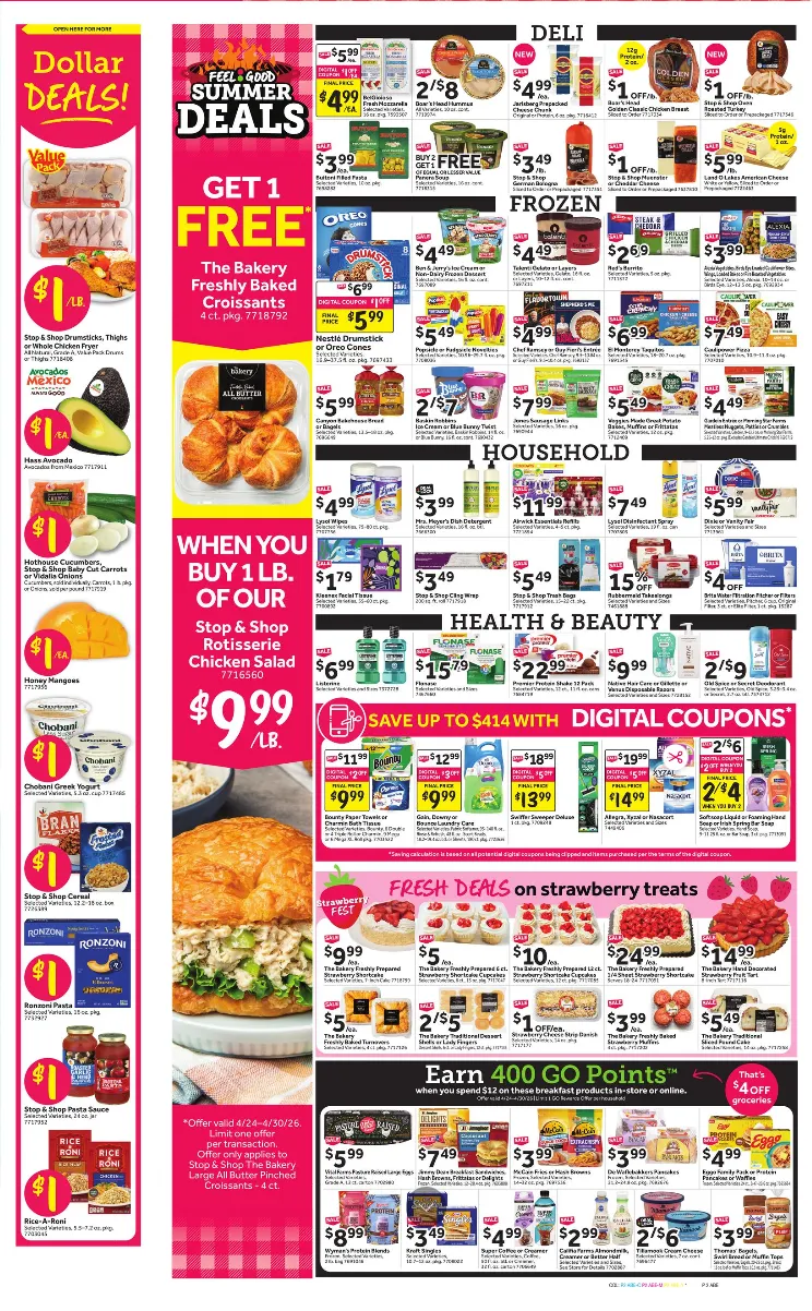 Weekly promotion Stop & Shop Sales spanning from April 24 to April 30 2026 - Page 3 for Catalogue 365