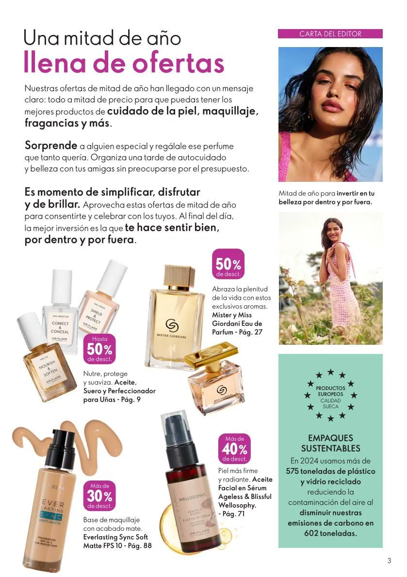 Catálogo de Oriflame Ofertas 11 de julio al 31 de julio 2026 - Pagina 3