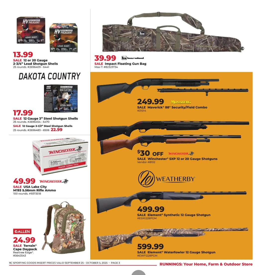 Weekly ad Runnings Sales from September 25 to October 5 2025 - Page 3