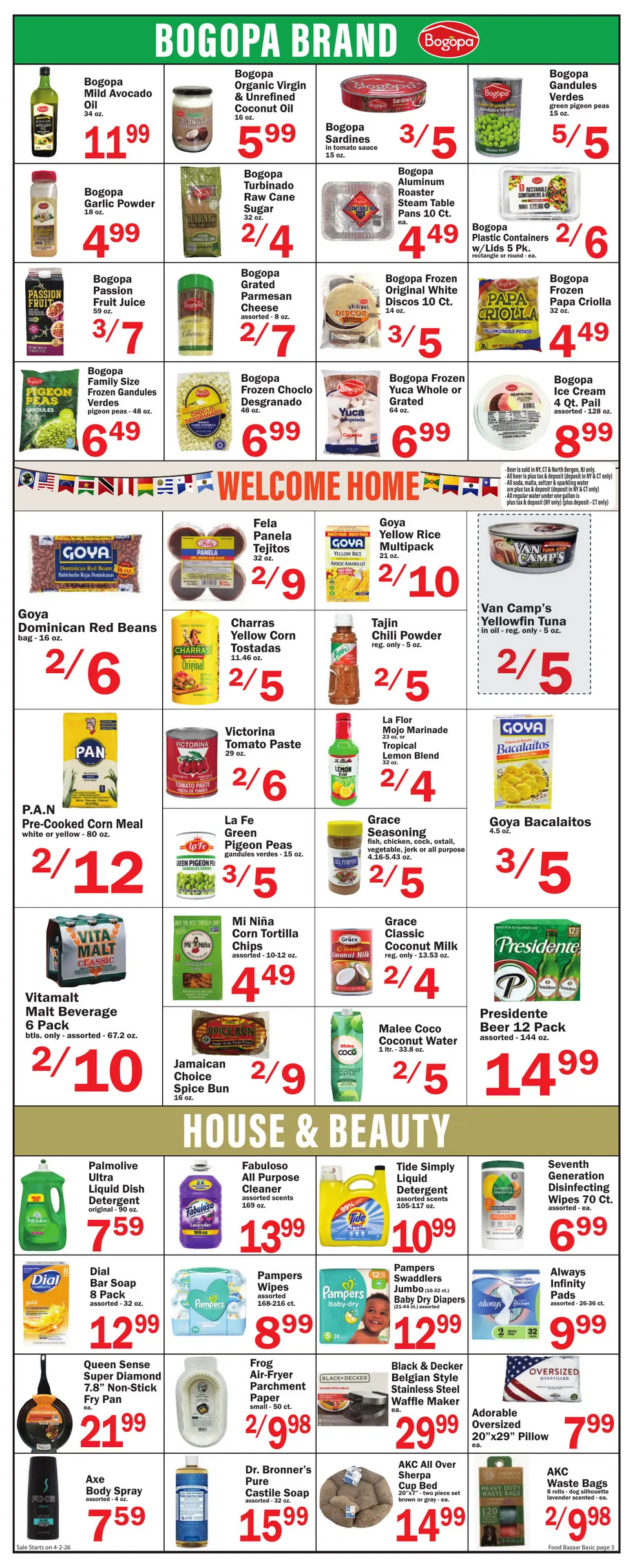 Weekly promotion Food Bazaar Sales spanning from April 2 to April 8 2026 - Page 3 for Catalogue 365