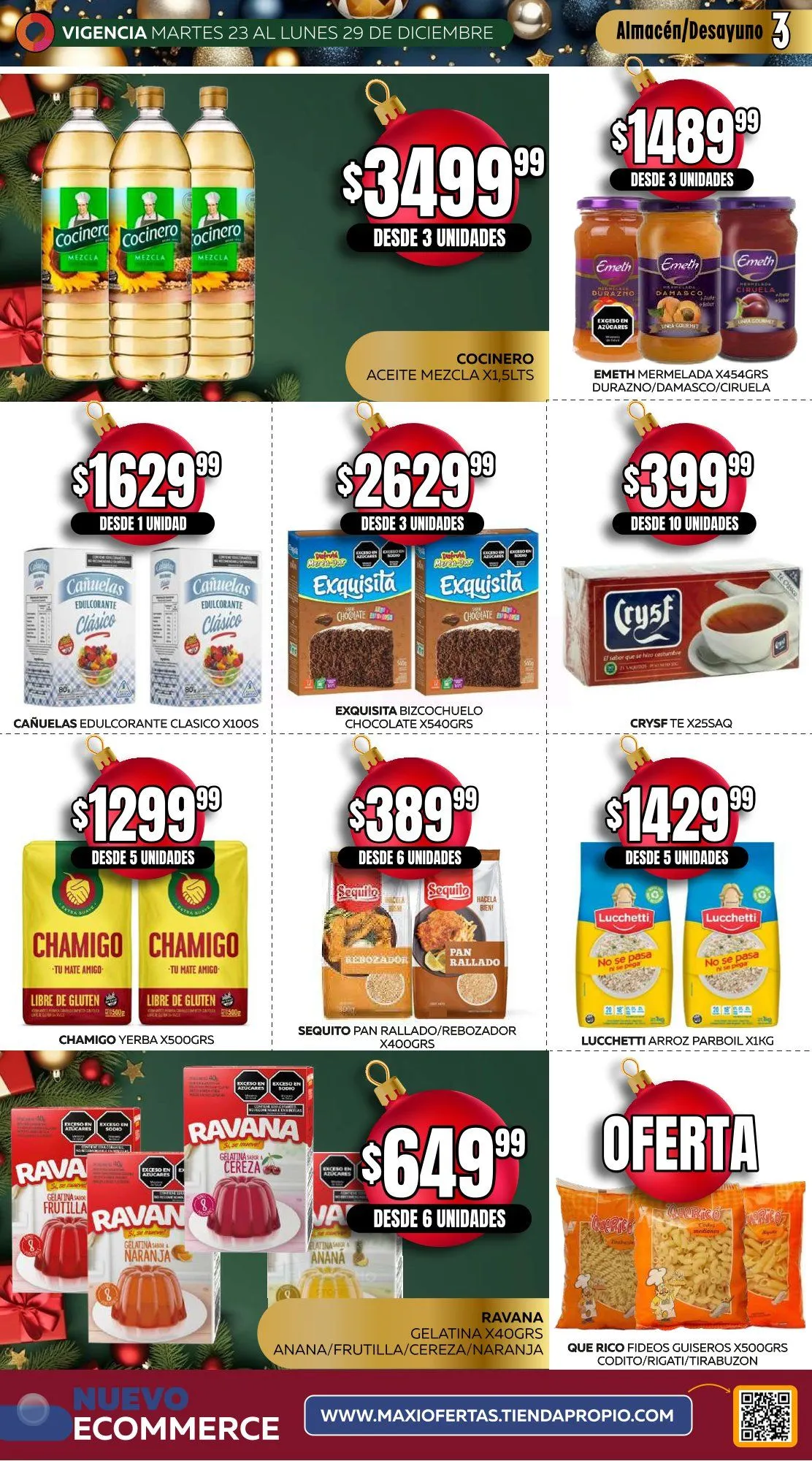Ofertas de MaxiOfertas Ofertas 23 de diciembre al 29 de diciembre 2025 - Página 3 del catálogo