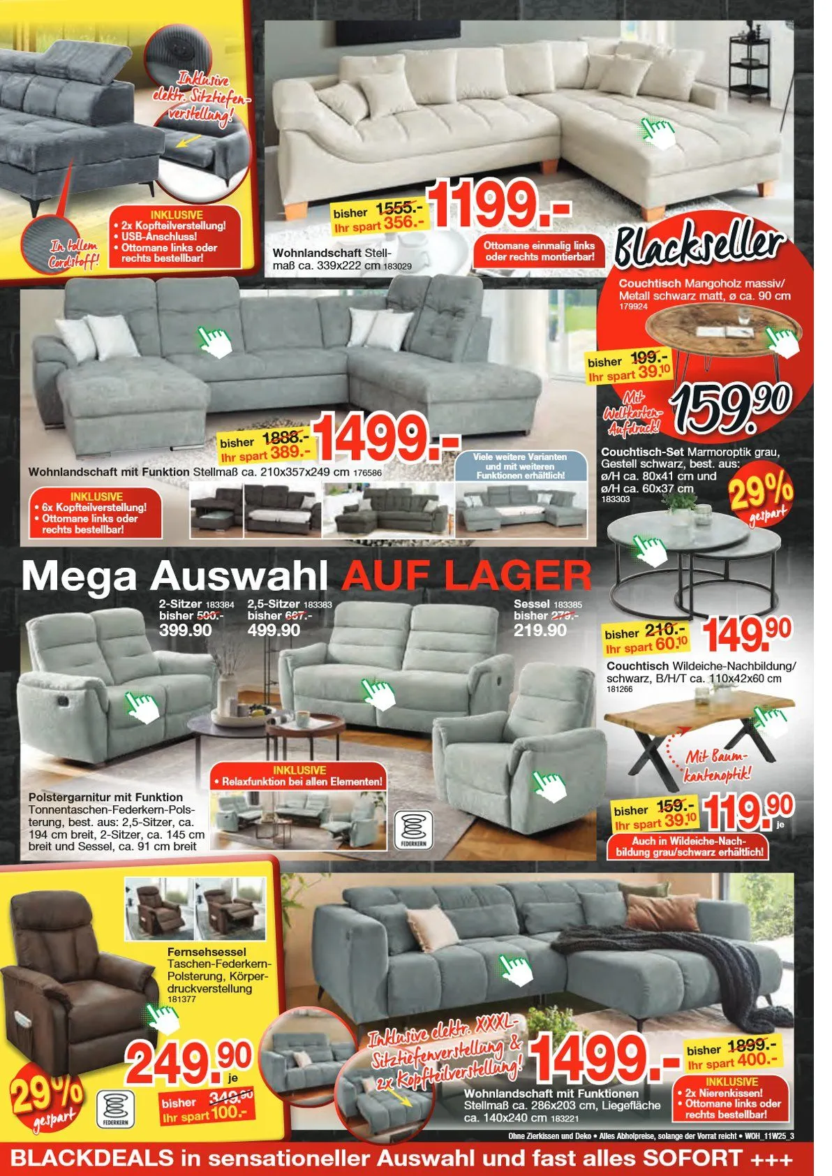 Wohnorama Prospekte von 28. Oktober bis 29. November 2025 - Prospekt seite 3