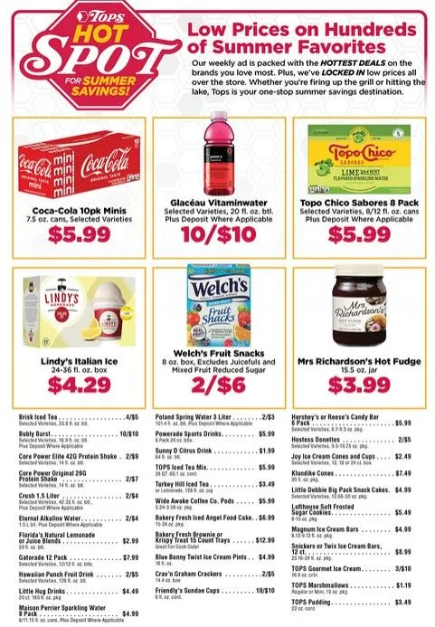Weekly ad Tops Friendly Markets Sales from July 20 to September 1 2025 - Page 2