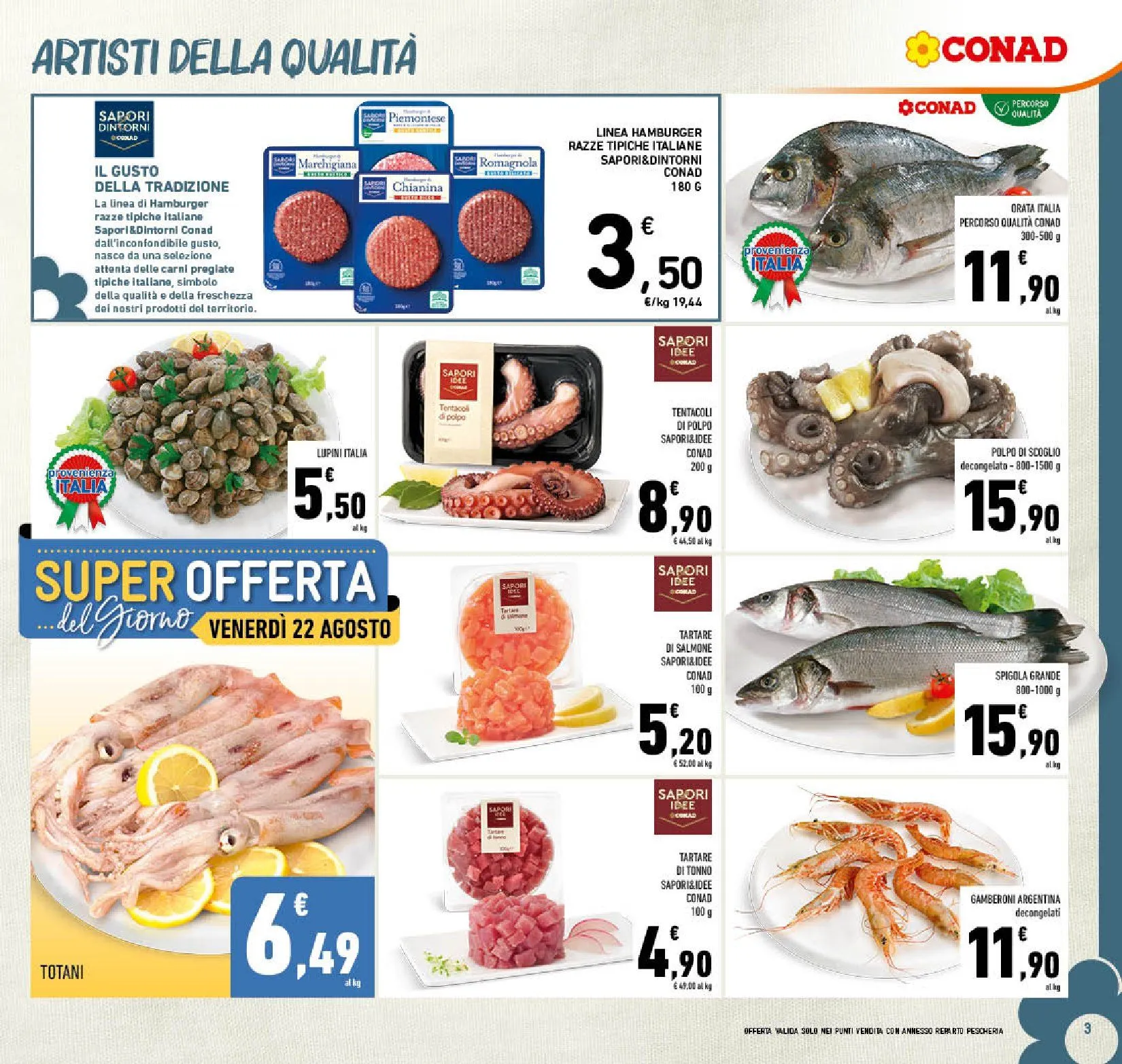 Volantini Conad da 13 agosto a 24 agosto di 2025 - Pagina del volantino 3