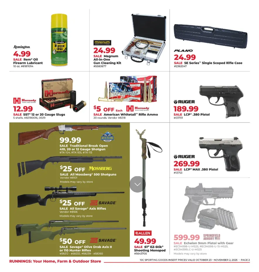 Weekly ad Runnings Sales from October 23 to November 2 2025 - Page 2