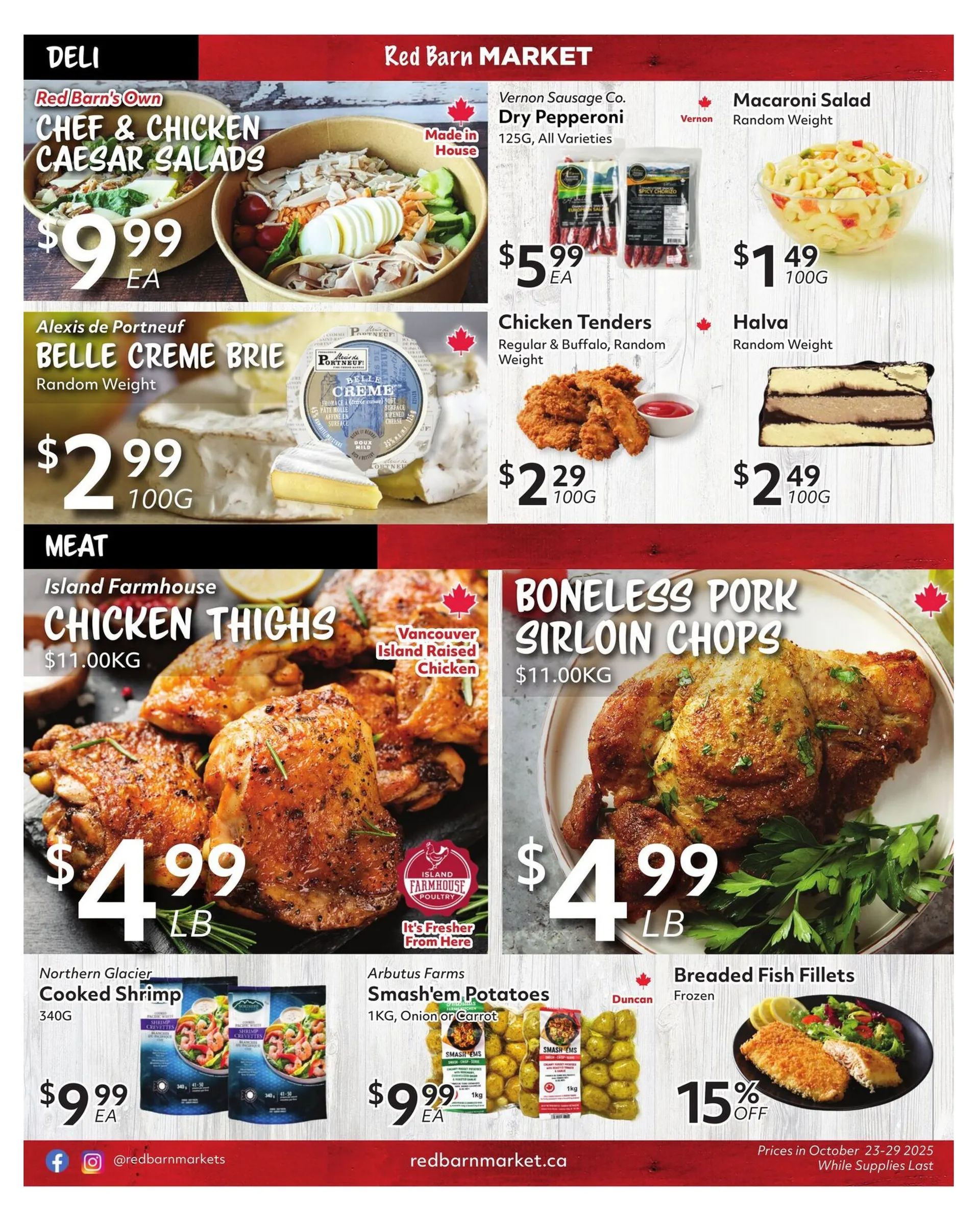 Red Barn Market Sales from October 23 to October 29 2025 - flyer page 3