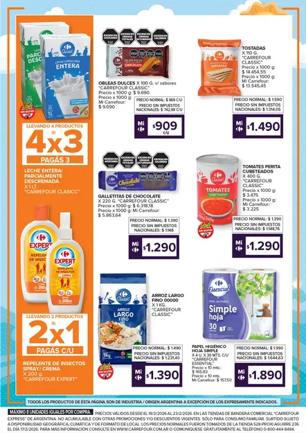Ofertas de Ofertas Carrefour Express 18 de febrero al 23 de febrero 2026 - Página 3 del catálogo