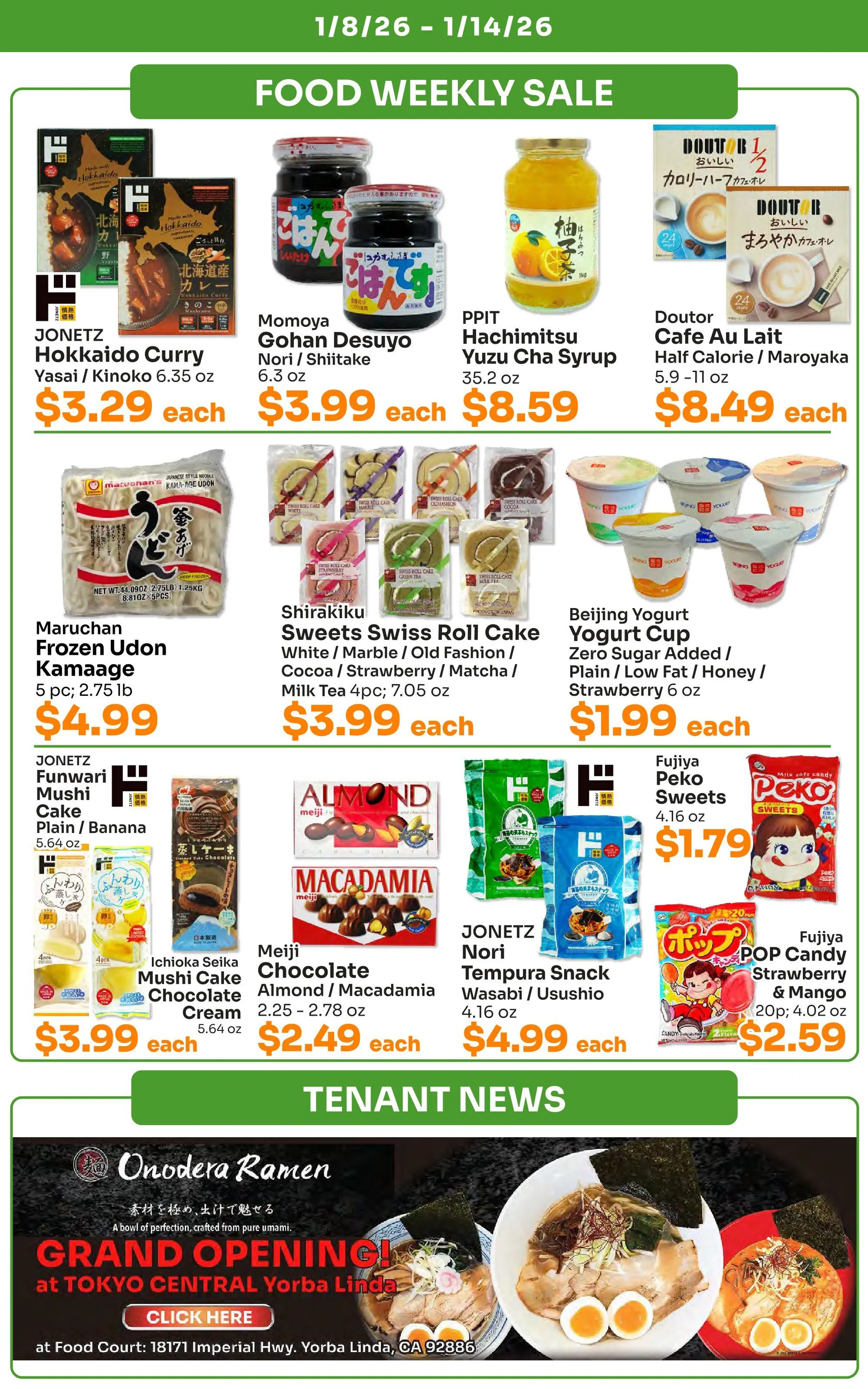 Weekly ad Tokyo Central Specialty Market from January 8 to January 14 2026 - Page 3