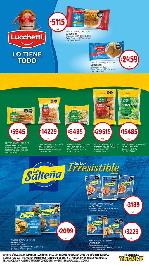 Ofertas de Yaguar Ofertas 27 de julio al 2 de agosto 2026 - Página 3 del catálogo
