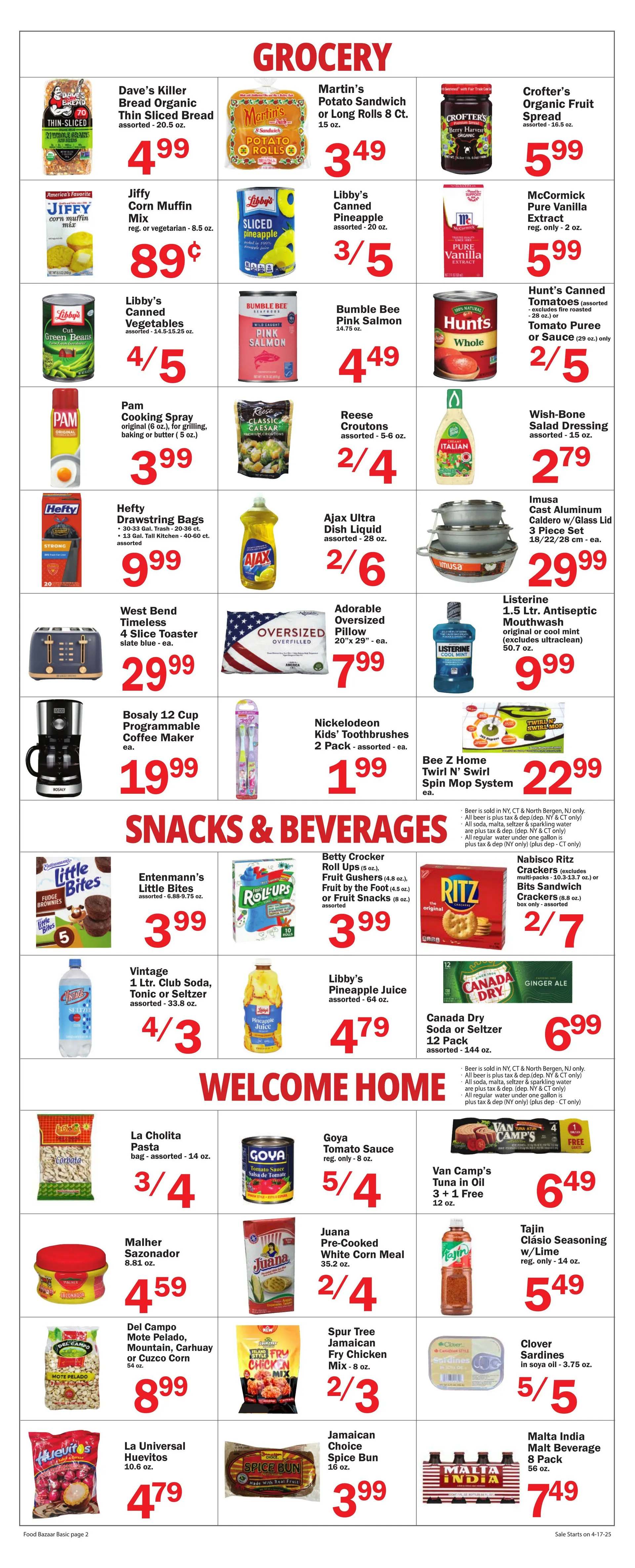 Weekly ad Food Bazaar Sales from April 17 to April 23 2025 - Page 2