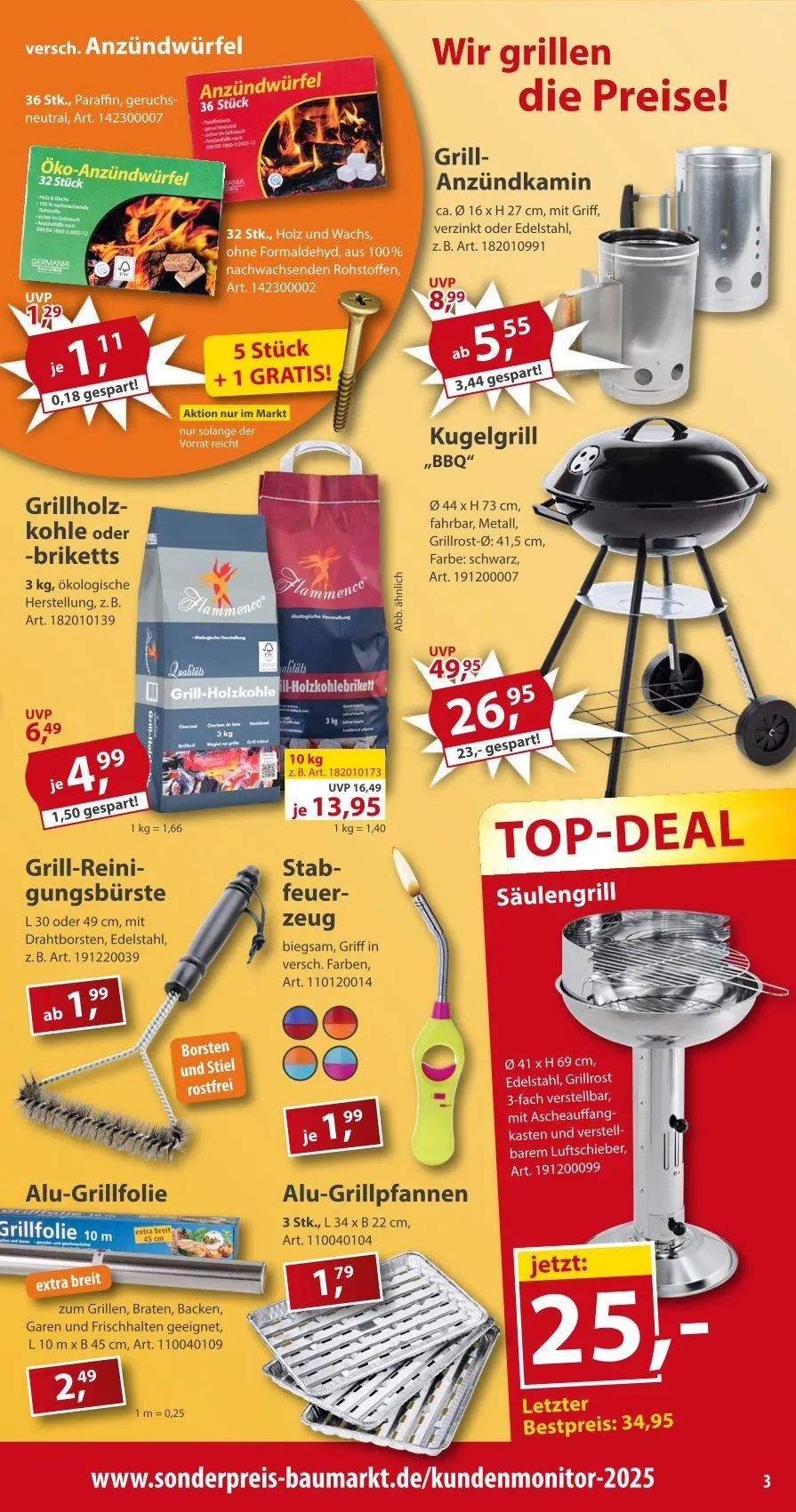 Sonderpreis-Baumarkt Prospekte von 7. März bis 13. März 2026 - Prospekt seite 3