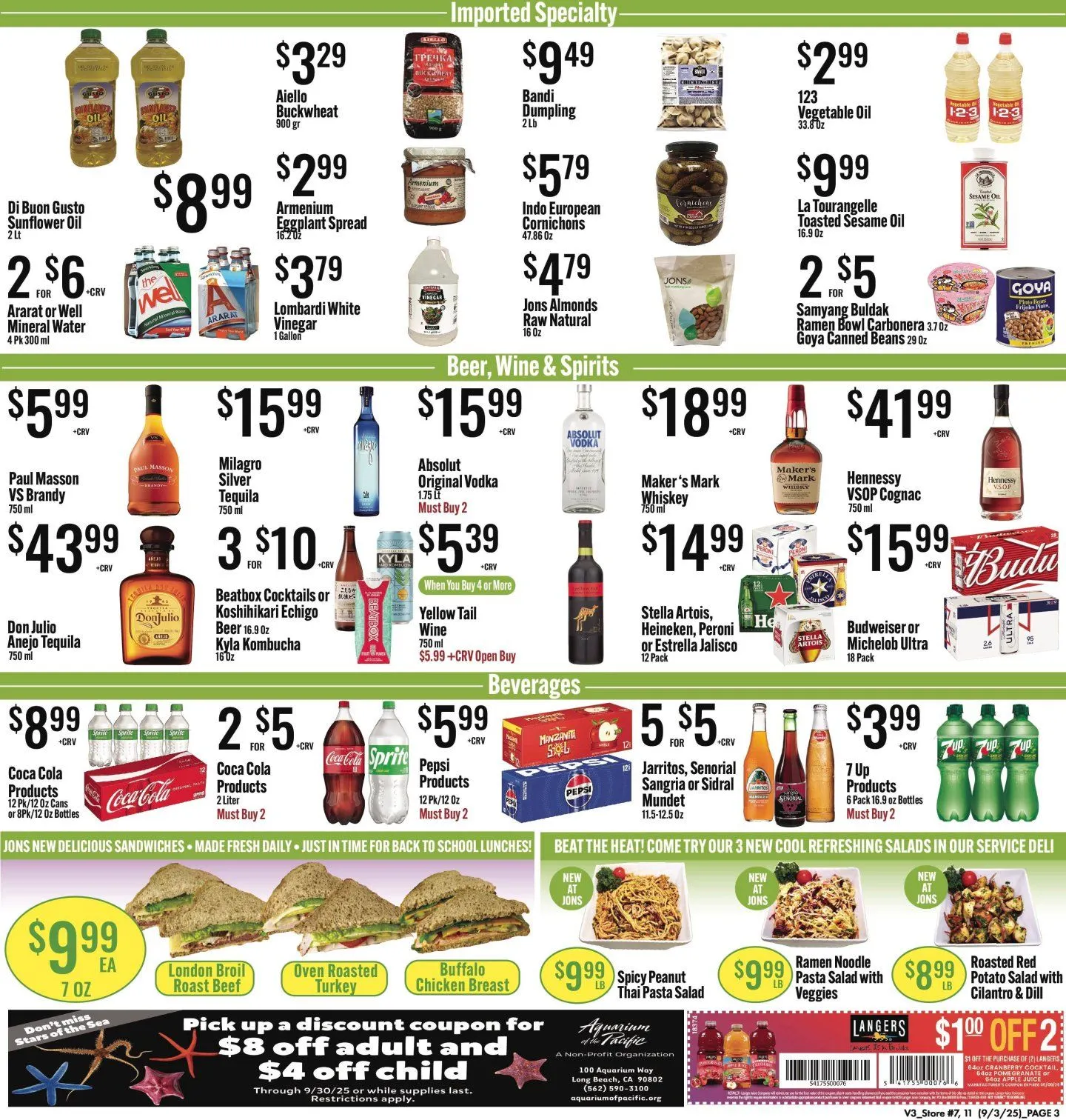 Weekly ad Jons International Sales from September 3 to September 9 2025 - Page 3