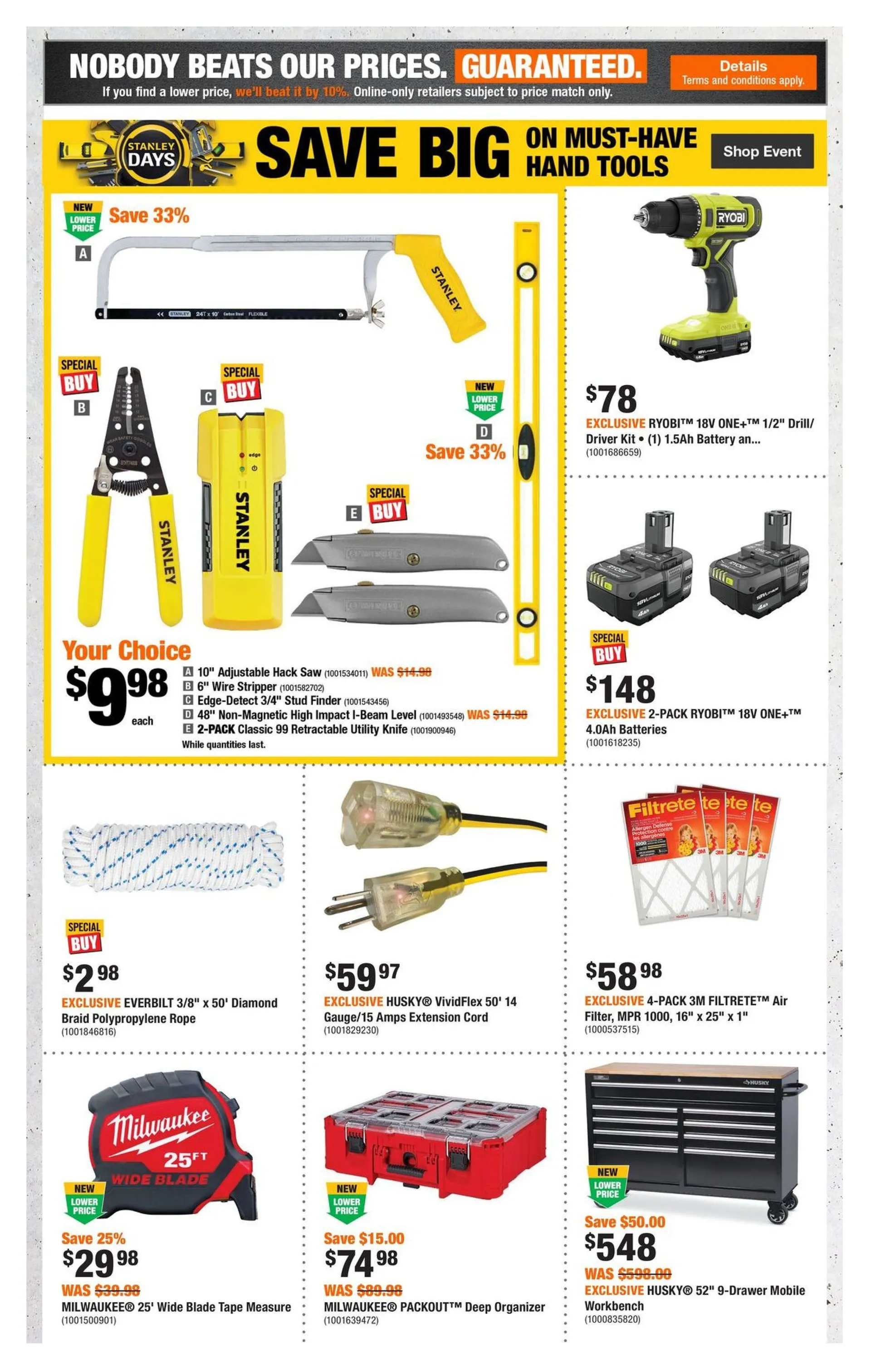 The Home Depot Sales from March 6 to March 19 2025 - flyer page 3