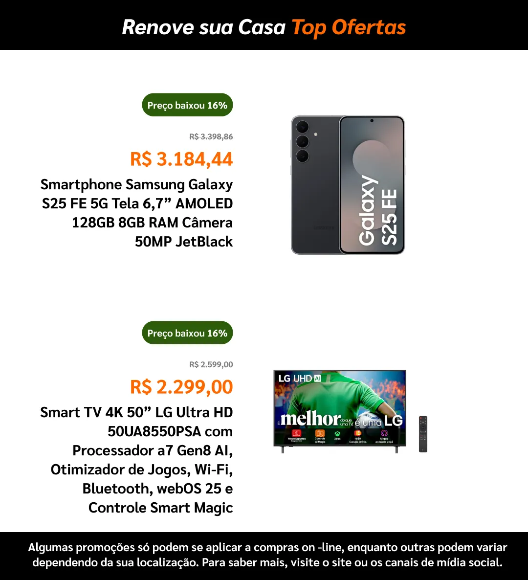 Encarte de  Ponto Frio 16 de abril até 6 de maio 2026 - Pagina 3